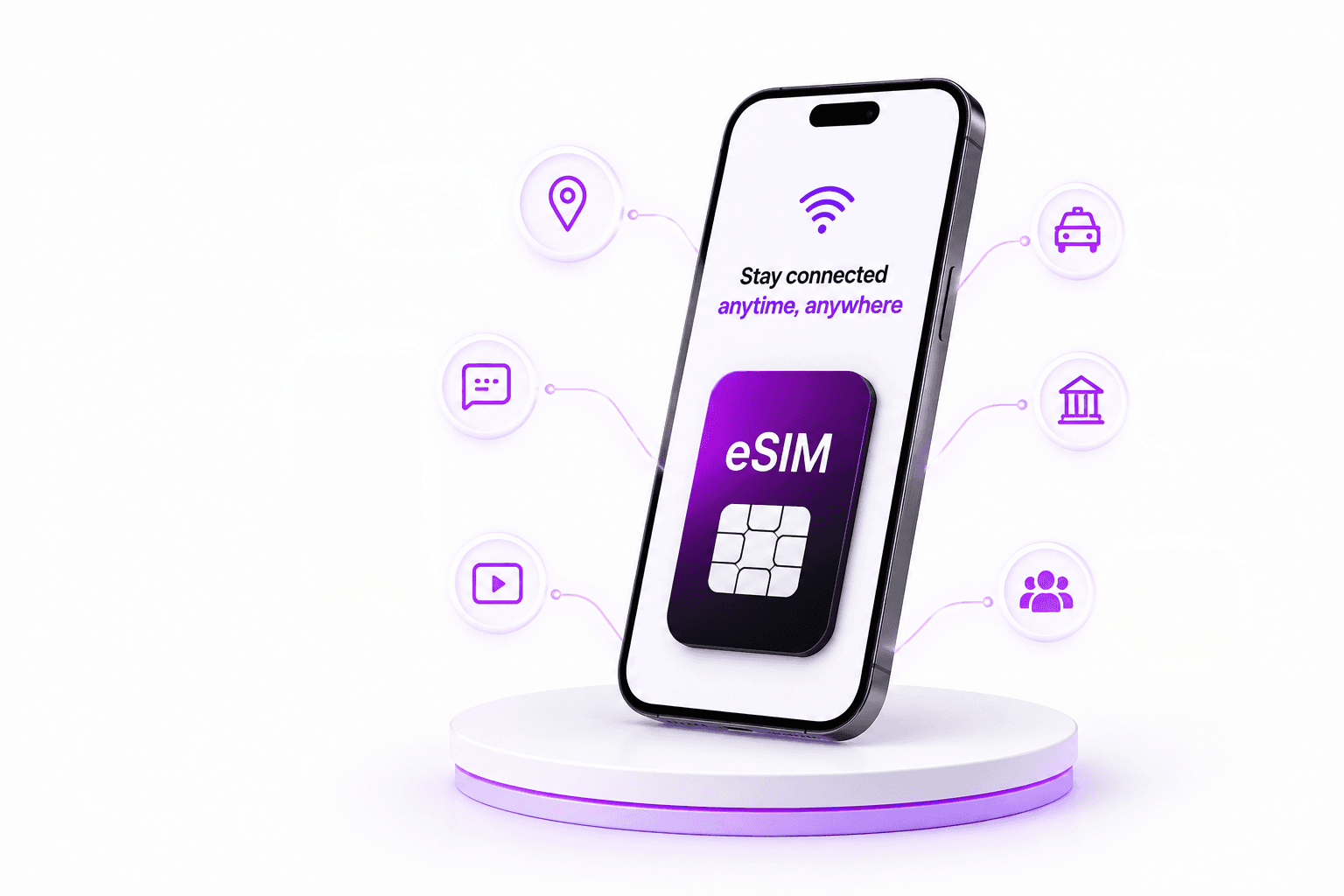 Regional eSIM on mobile